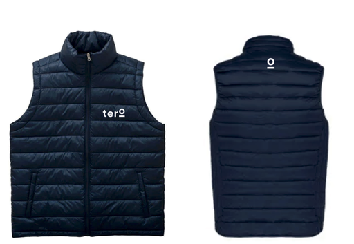 [TERO - SLEEVELESS JACKET NV -] Navy Lightweight Sleeveless Jacket  - Tero 