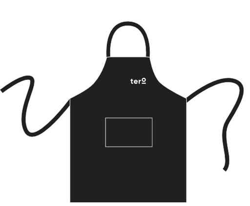 [TERO - ARPON BLCK -] Black Apron  - Tero